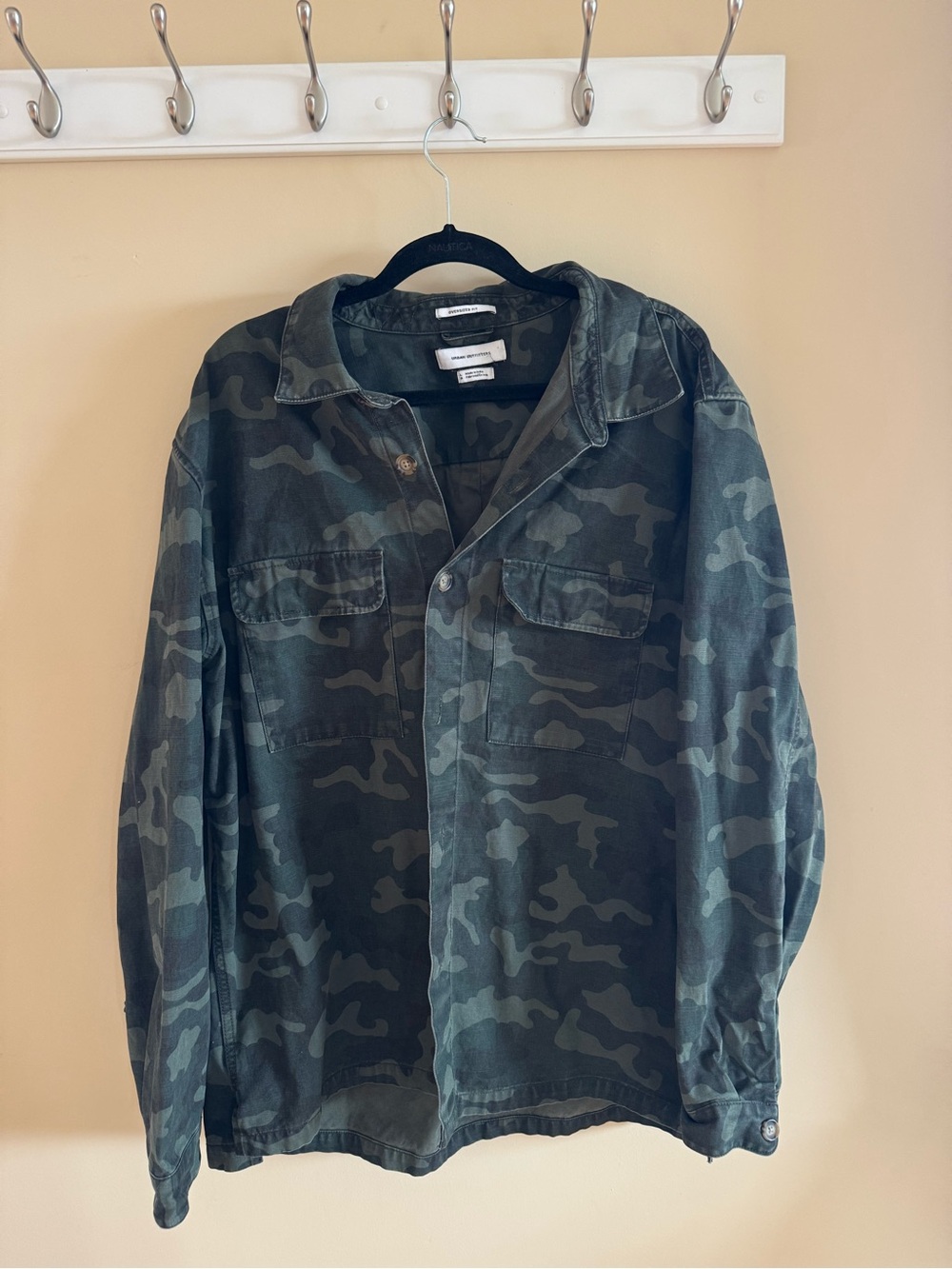 Urban Outfitters Dark Green Camo Utility Jacket